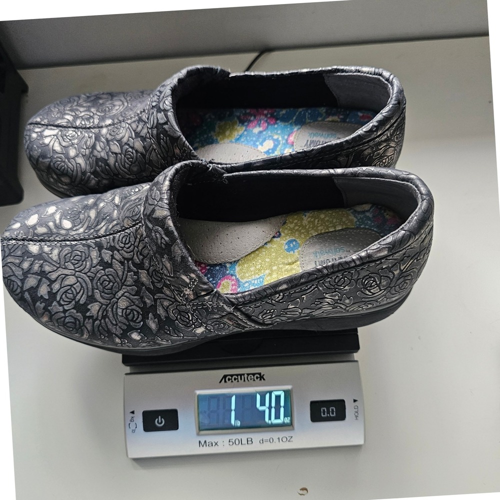 GREYS ANATOMY by Barco Softwalk‎ Womens Slip On Clogs Rose Floral Print Comfort - Picture 8 of 8